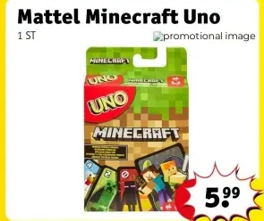 Aanbieding: Minecraft Uno