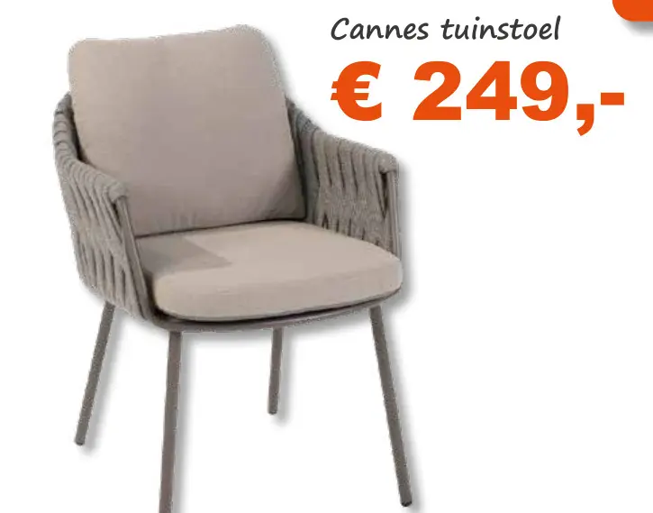 Aanbieding: Cannes tuinstoel