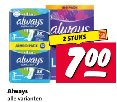 Aanbieding: Always