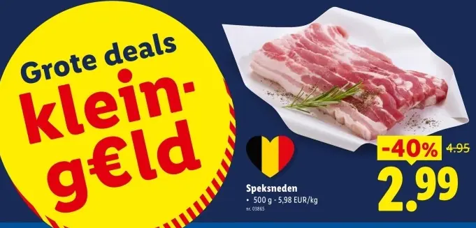 Promotie: Speksneden