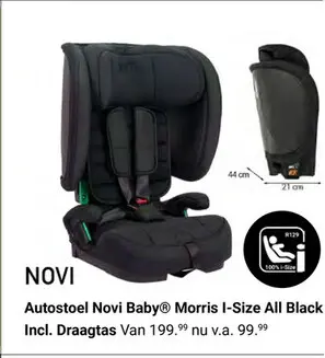 Aanbieding: Autostoel Novi Baby® Morris I-Size All Black