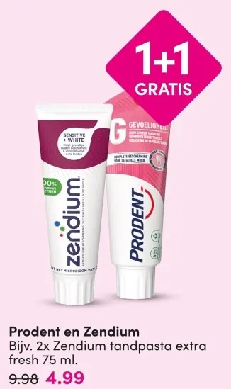 Aanbieding: Prodent en Zendium
