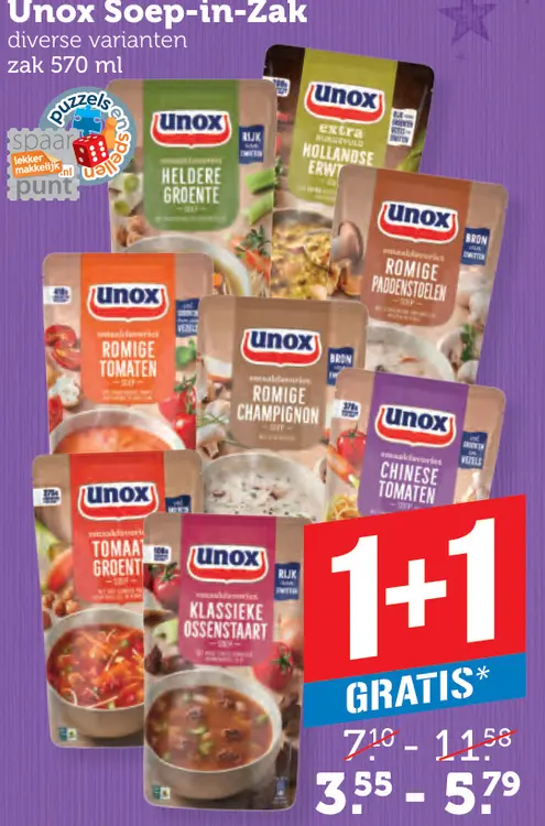 Aanbieding: Soep-in-Zak