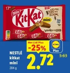 Aanbieding: Kitkat mini