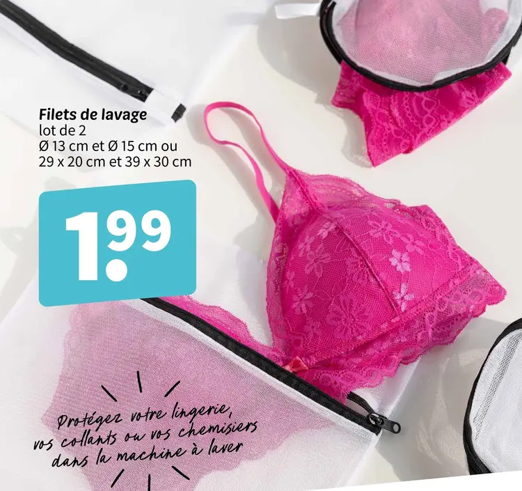 Offre: Filets de lavage