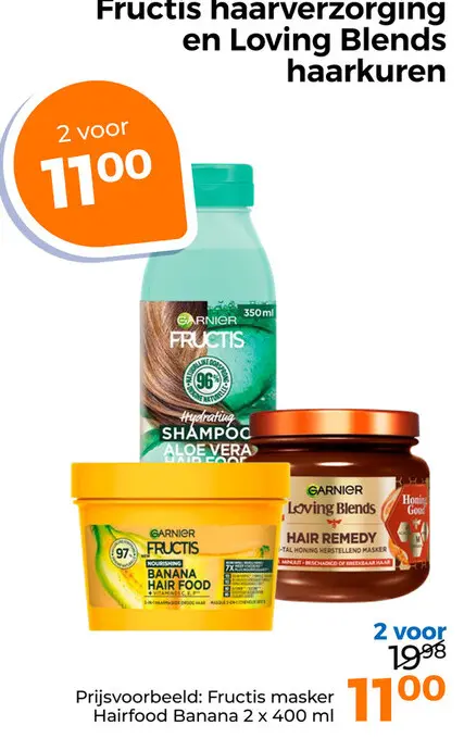 Aanbieding: Fructis haarverzorging en Loving Blends haarkuren
