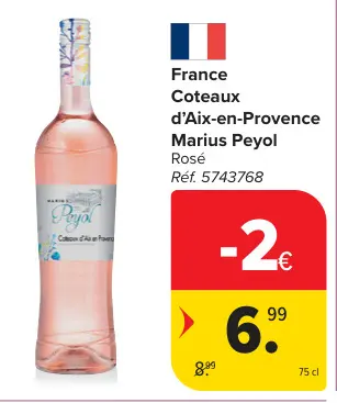 Offre: Coteaux d'Aix-en-Provence Rosé