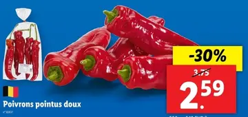 Offre: Poivrons pointus doux