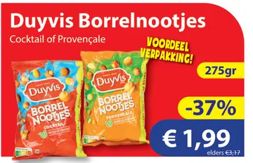 Aanbieding: Duyvis Borrelnootjes