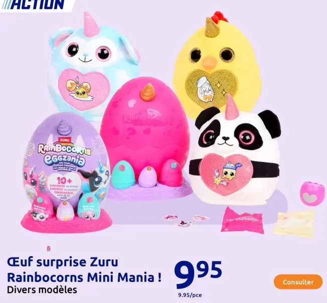Offre: Œuf surprise Zuru Rainbocorns Mini Mania !