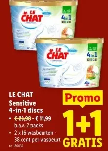 Promotie: Sensitive 4-in-1 discs