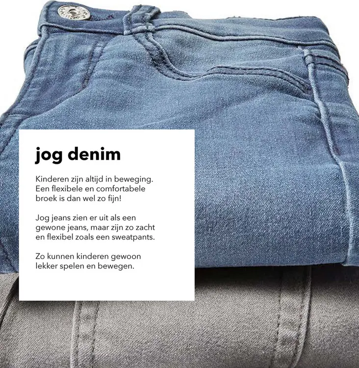 Aanbieding: jog denim