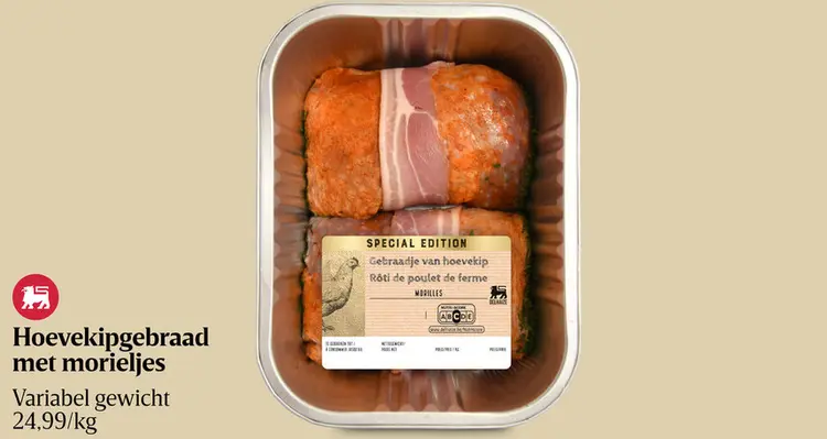Promotie: Hoevekipgebraad met morieljes