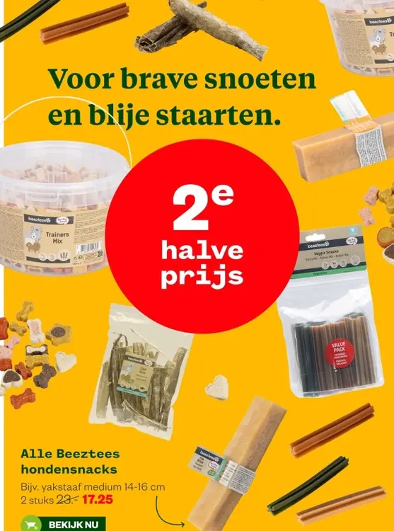 Aanbieding: Alle Beeztees hondensnacks
