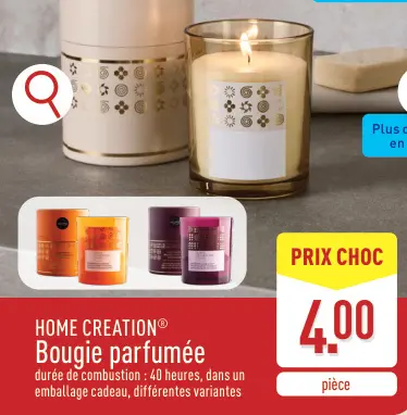 Offre: Bougie parfumée