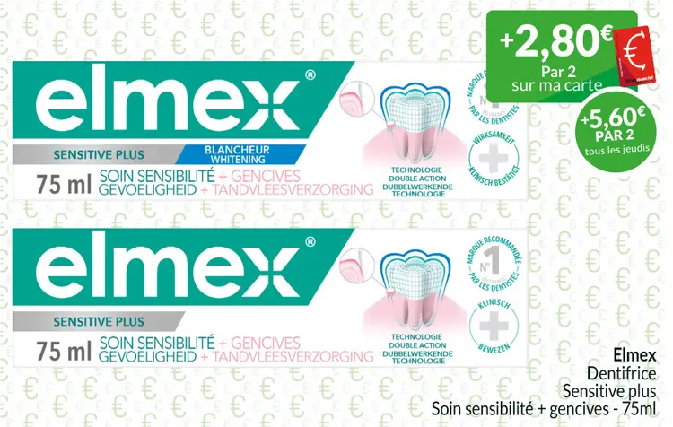 Offre: Dentifrice Sensitive plus