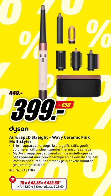 Promotie: Airwrap ID Straight + Wavy Ceramic Pink Multistyler