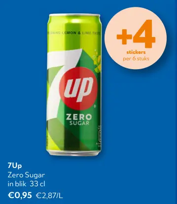 Promotie: 7Up Zero Sugar