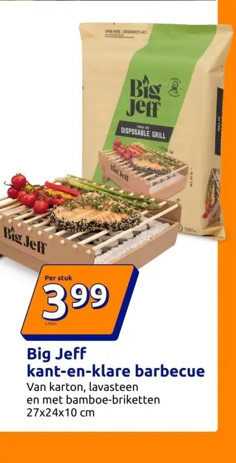 Aanbieding: kant-en-klare barbecue