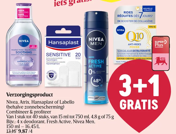 Promotie: Verzorgingsproduct