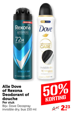 Aanbieding: Dove Deospray invisible dry