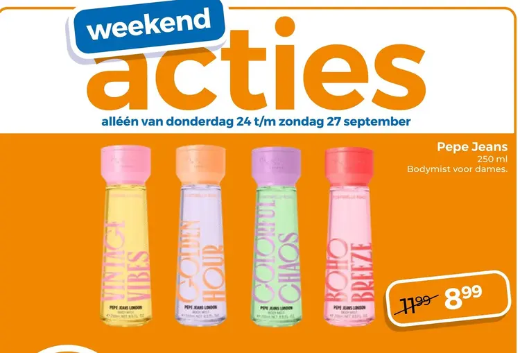 Aanbieding: Pepe Jeans Bodymist voor dames