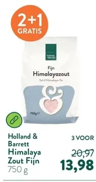 Aanbieding: Holland & Barrett Himalaya Zout Fijn