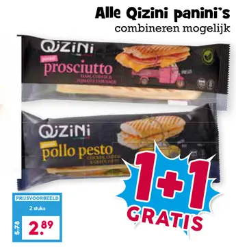 Aanbieding: Qizini panini's
