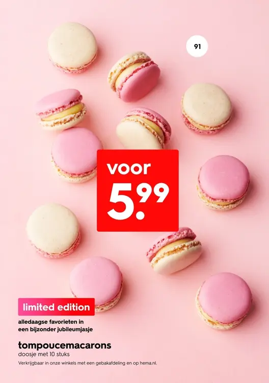 Aanbieding: Tompoucemacarons