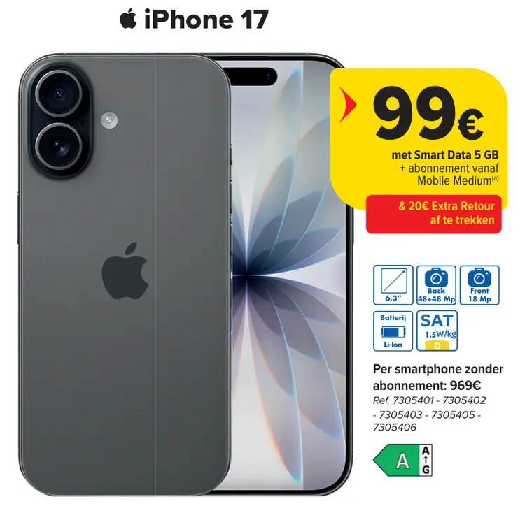 Promotie: iPhone 17