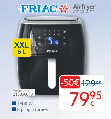 Offre: Airfryer AIF 6018 GS
