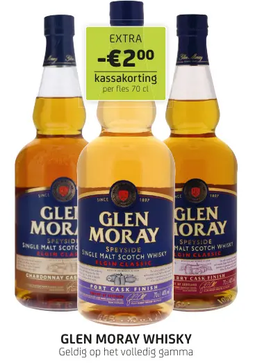 Promotie: Glen moray whisky
