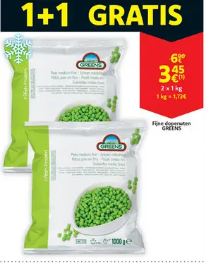 Aanbieding: Fijne doperwten