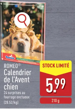 Offre: Calendrier de l'Avent chien