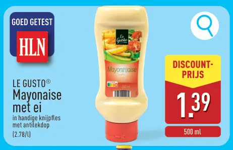 Promotie: Mayonaise met ei