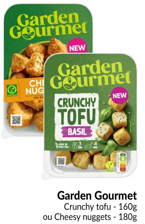 Offre: Crunchy tofu ou Cheesy nuggets