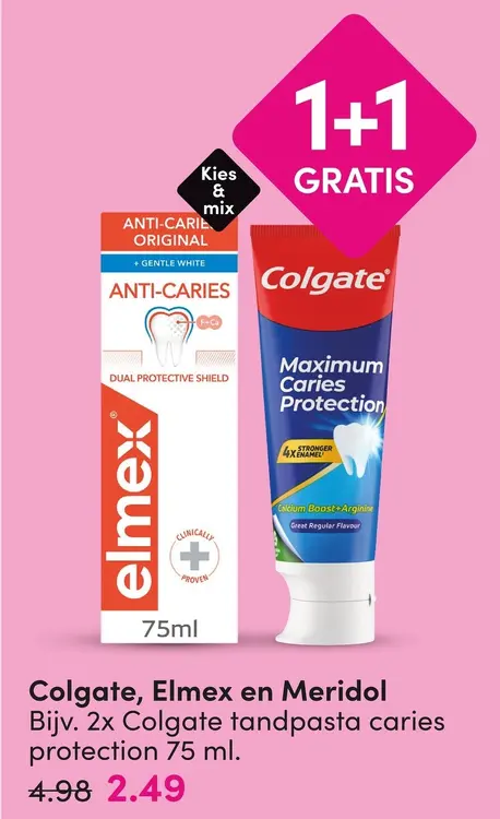 Aanbieding: Colgate, Elmex en Meridol