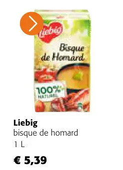 Offre: bisque de homard