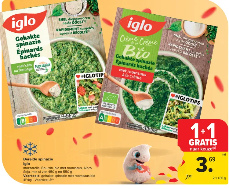 Promotie: Bereide spinazie