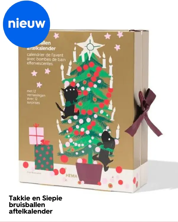 Aanbieding: Takkie en Siepie bruisballen aftelkalender