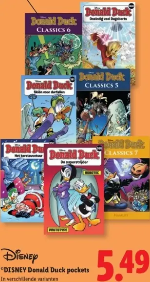 Aanbieding: Donald Duck pockets