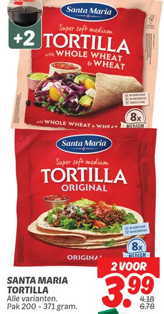 Aanbieding: Tortilla
