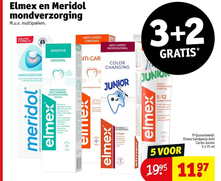 Aanbieding: Elmex en Meridol mondverzorging