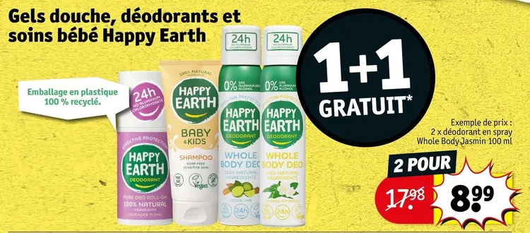 Offre: Gels douche, déodorants et soins bébé