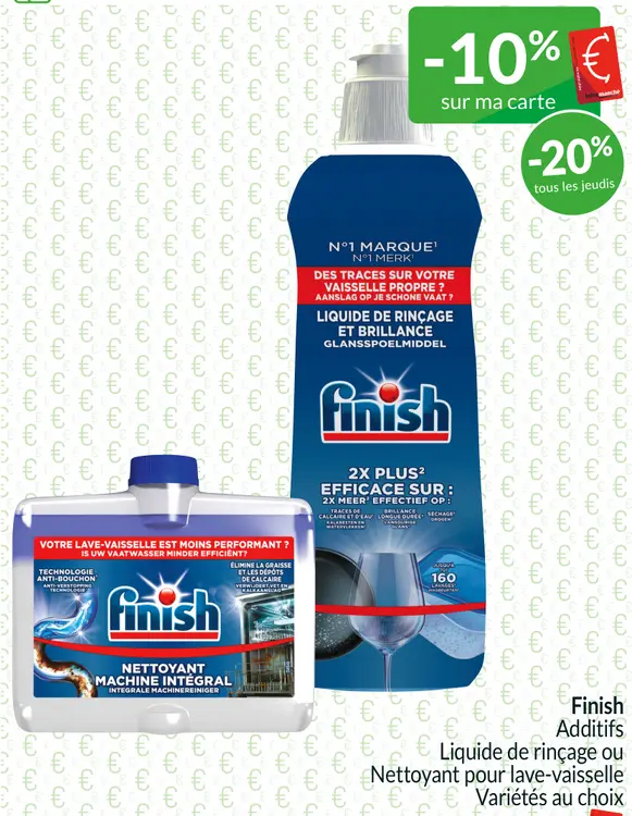 Offre: Liquide de rinçage et Brillance 