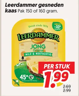 Leerdammer gesneden kaas