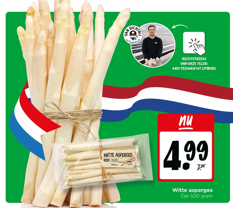 Aanbieding: Witte asperges