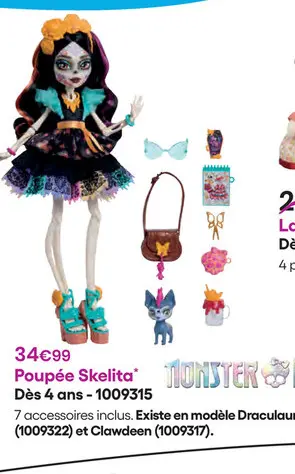 Offre: Poupée Skelita