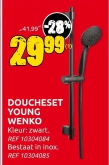 Aanbieding: Doucheset young