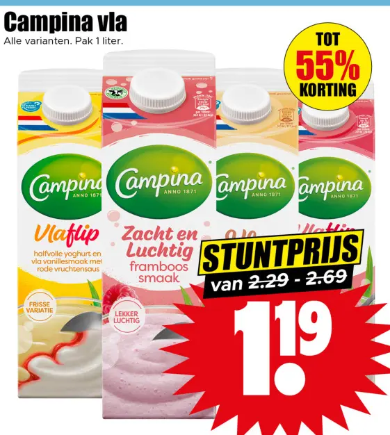 Aanbieding: Vla